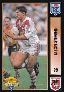 1994 Dynamic Rugby League Series 2 #98 Jason Stevens Front
